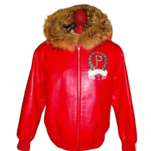 Pelle Pelle Fur Trim Bomber Jacket