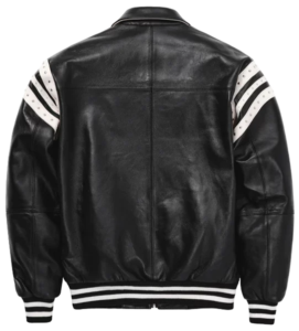 Pelle Pelle Encrusted Varsity Plush Black