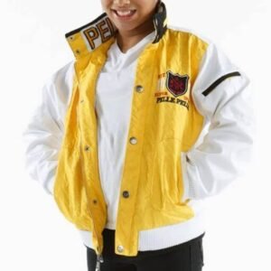 Super Sports Yellow and White Jacket