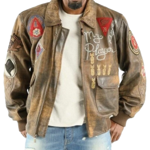 Pelle Pelle Brown Bomber Jacket